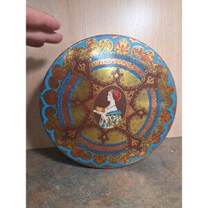 Vintage 1940s/1950s Hostess Fruit Cake Tin 8 2/16in